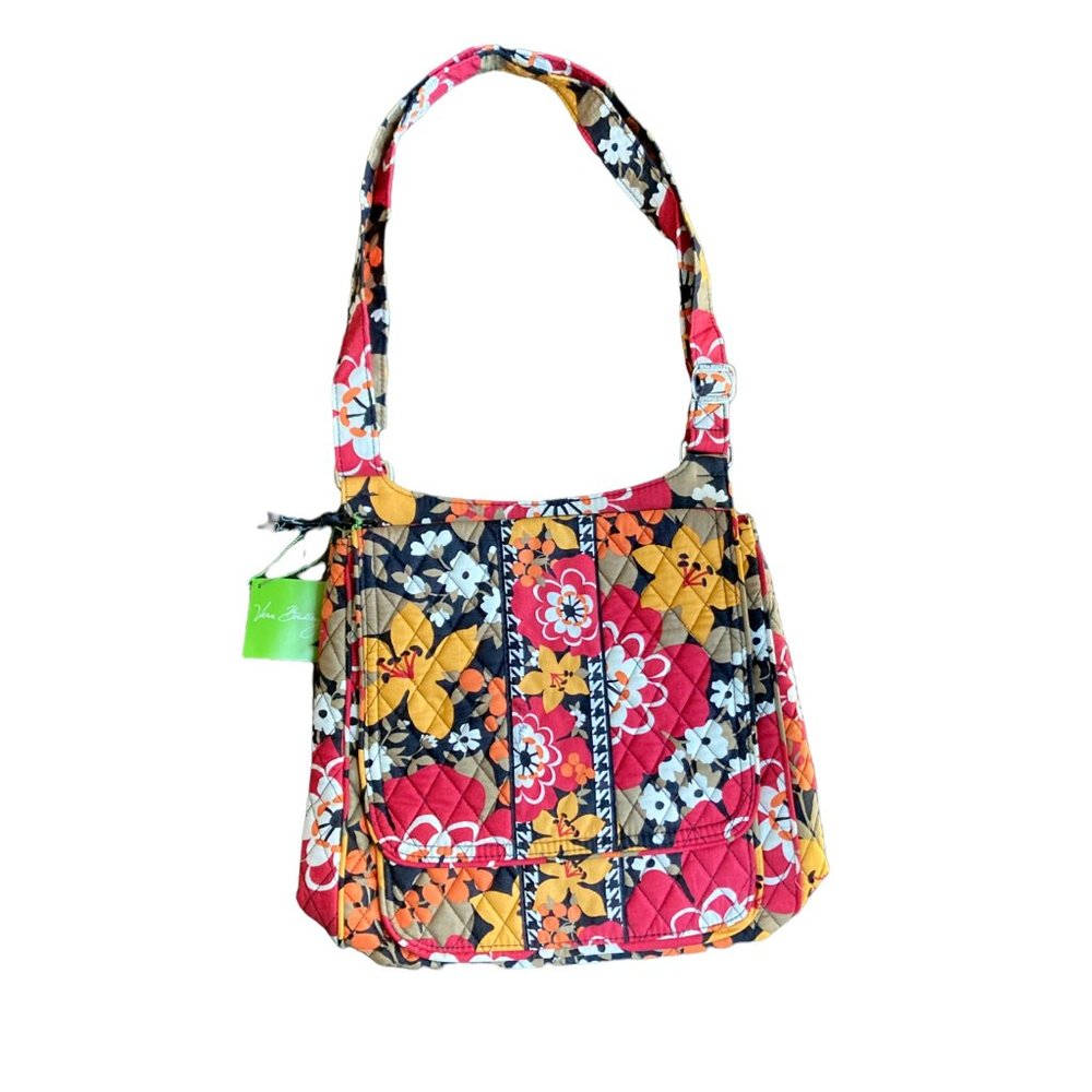 Vera Bradley women's Bittersweet Mailbag black fall colors NEW